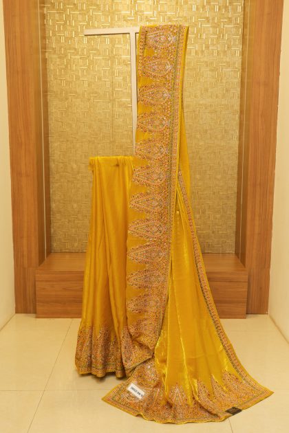 Premium Crush Organza Saree